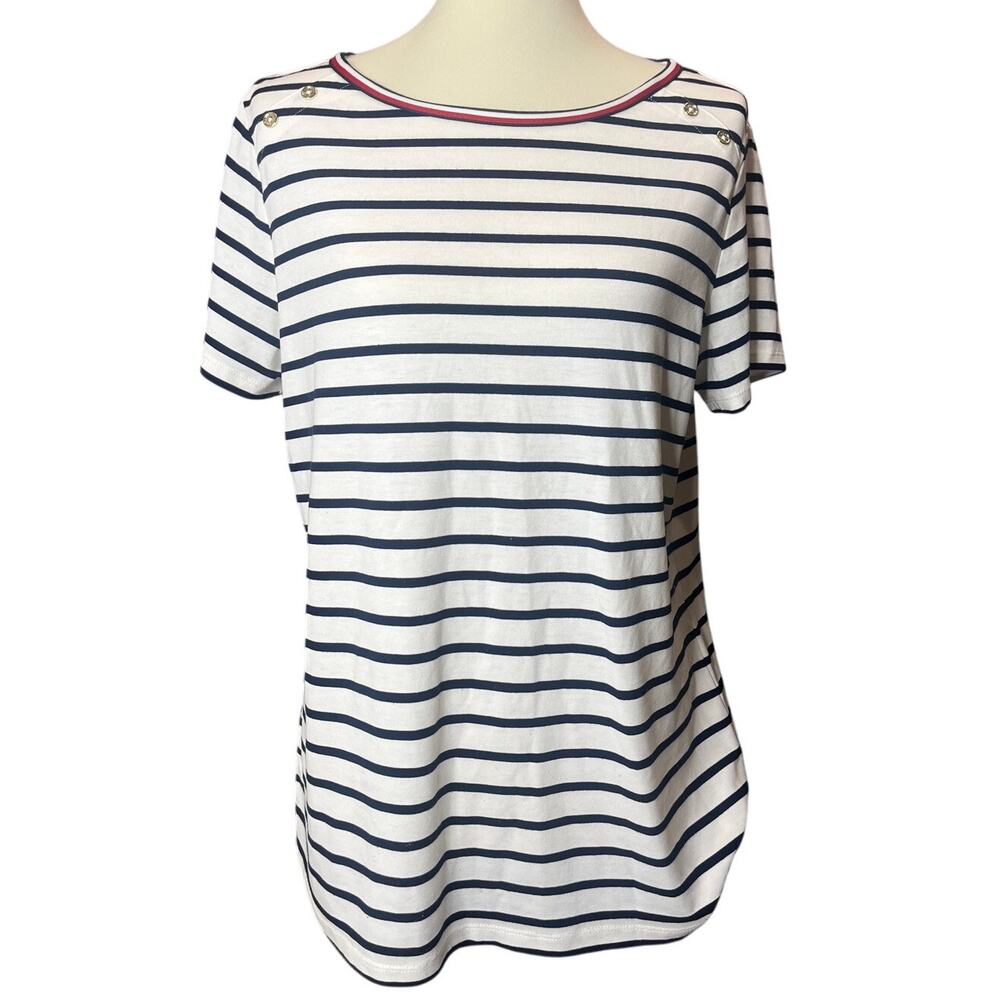 Tommy Hilfiger Striped Tee - Women's Large - Excellent!